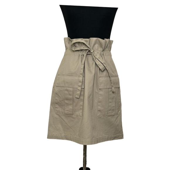 Rebecca Minkoff Dresses & Skirts - Rebecca Minkoff Beige Paperbag Bradley Paperbag Skirt Size Medium